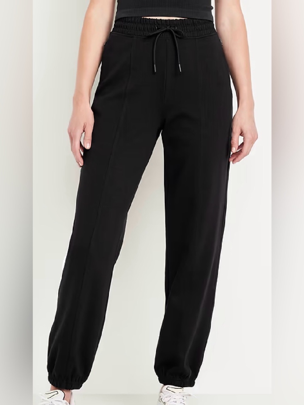 Old Navy Dynamic Fleece High Rise Jogger, Black Jack, sz M